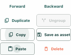 Recover a missing copy source in the editor — actual interface with fictional local example data